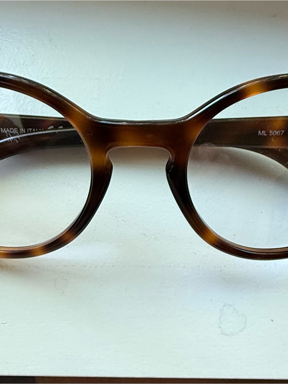 Moncler Tortoiseshell Round Eyeglass Frames - Picture 2 of 10